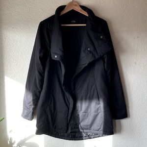 The North Face Performance/Training Black Long Peudio Jacket womens S